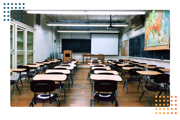 empty classroom