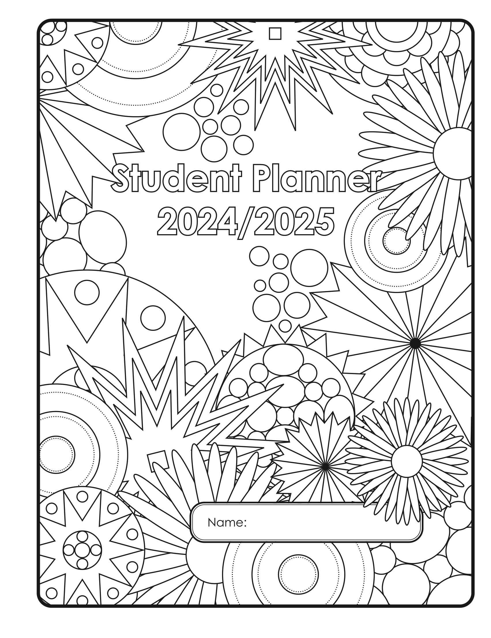 2024 School Planner Company Custom Student Planner