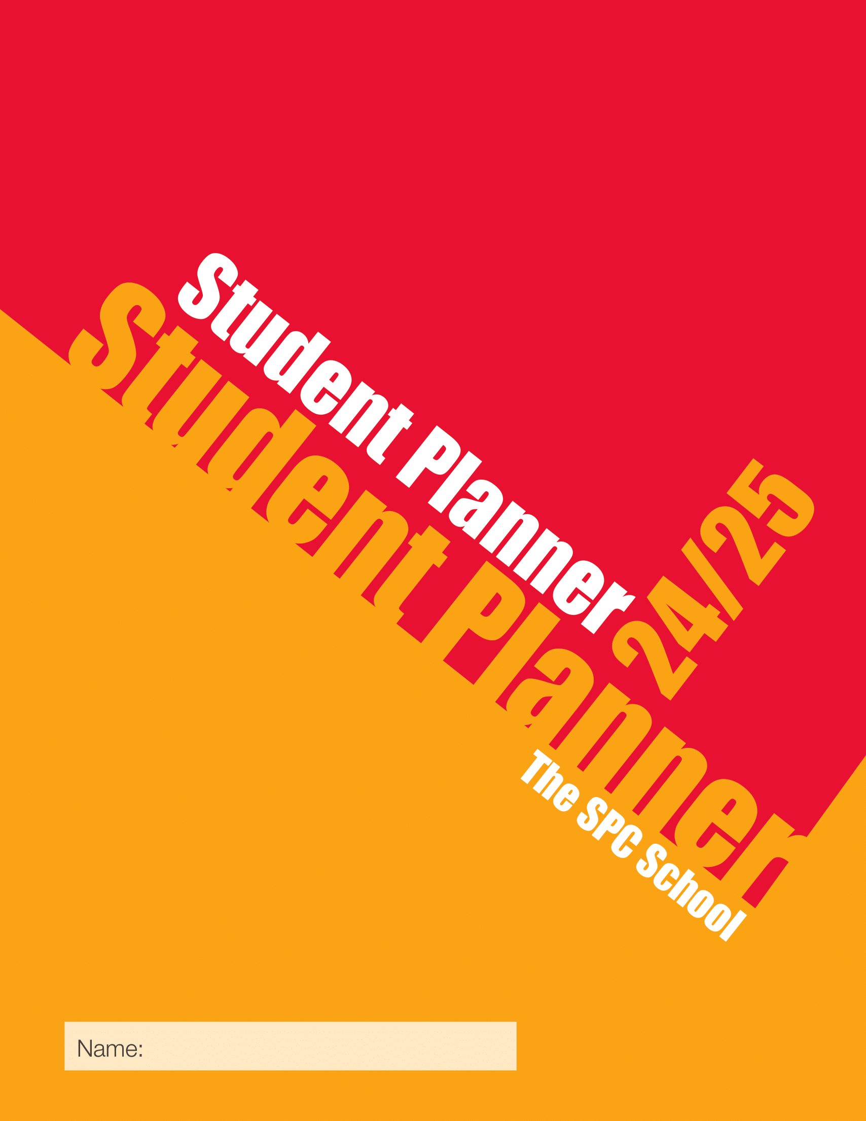 2024 School Planner Company Custom Student Planner