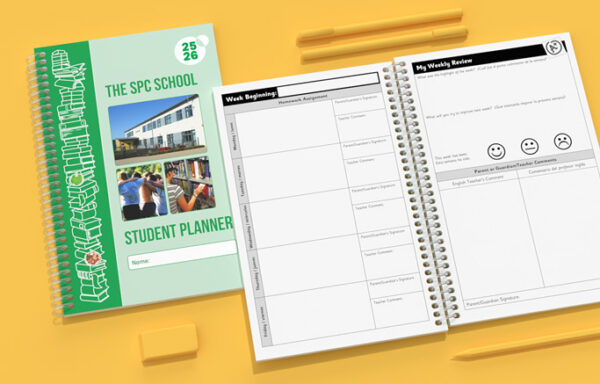 custom school planner for elementary school students