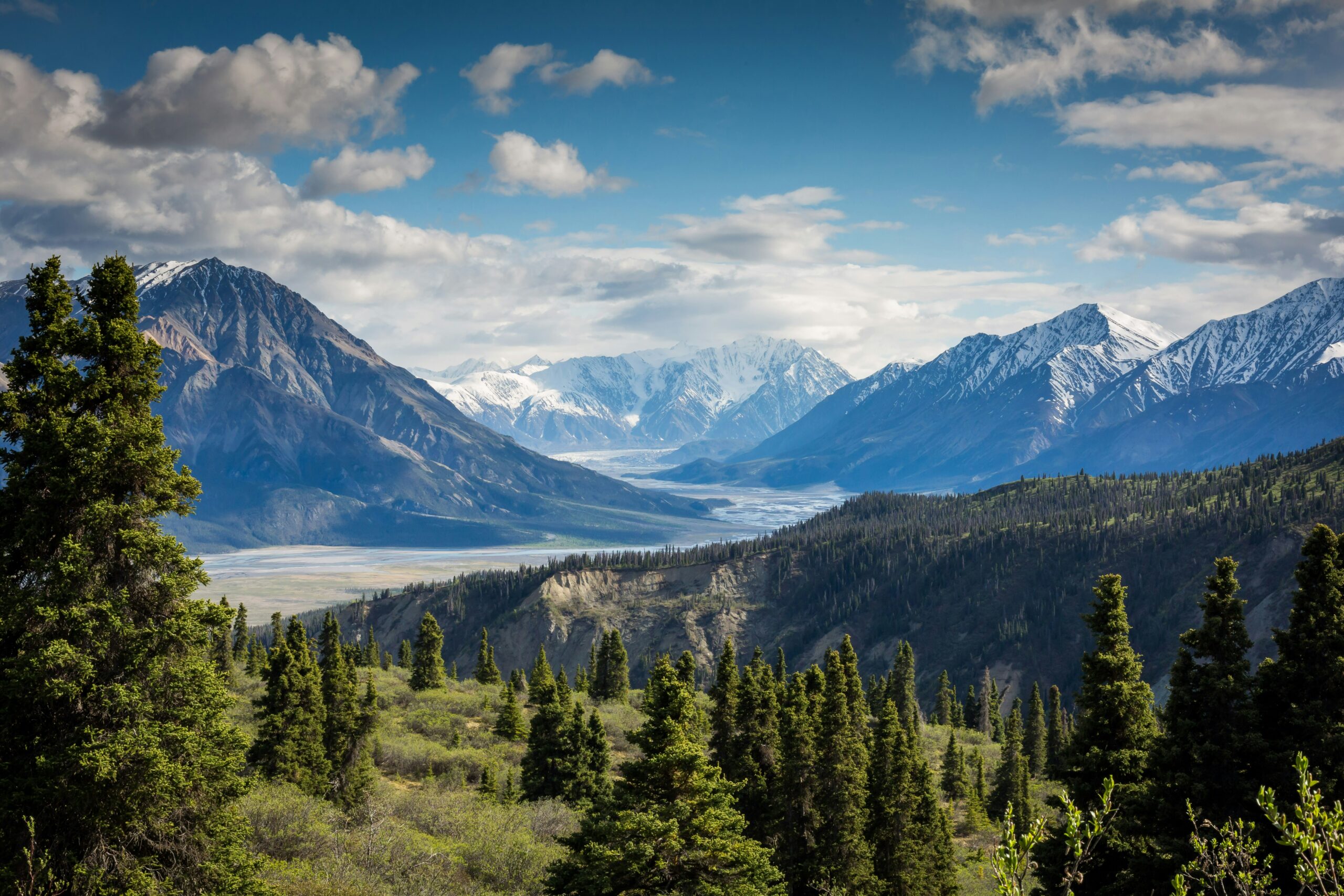 mountains with clear sky