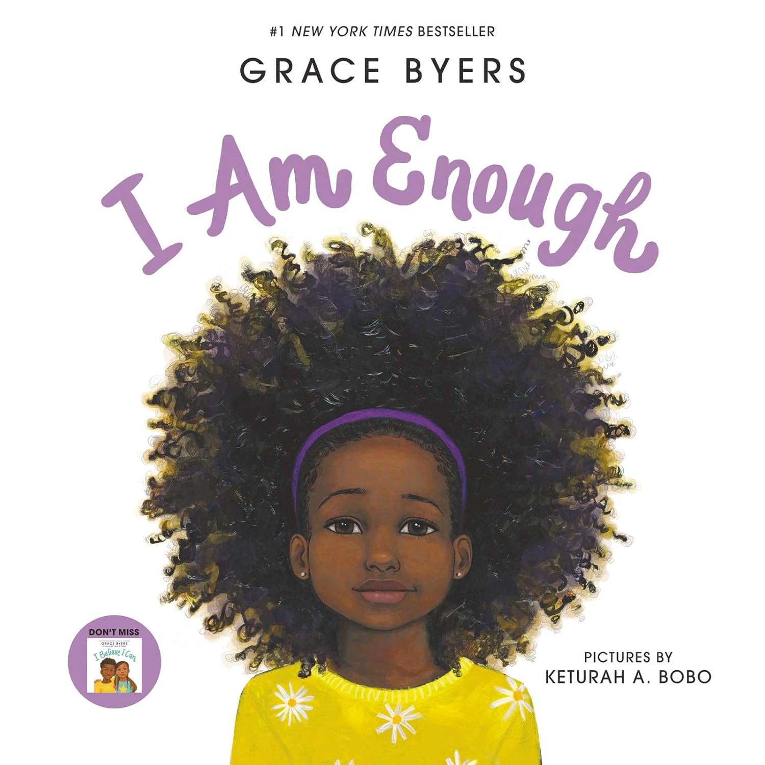 Cover for "I Am Enough" children's book by Grace Byers